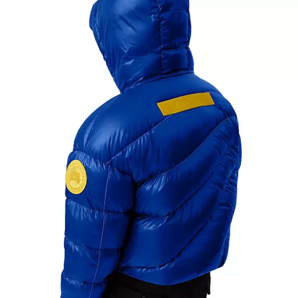 Canada Goose Pyer Moss Reversible Crop Wave Puffer XS NWT
